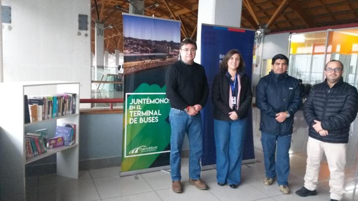 Nuevo punto lector en el Terminal de Buses de Puerto Montt