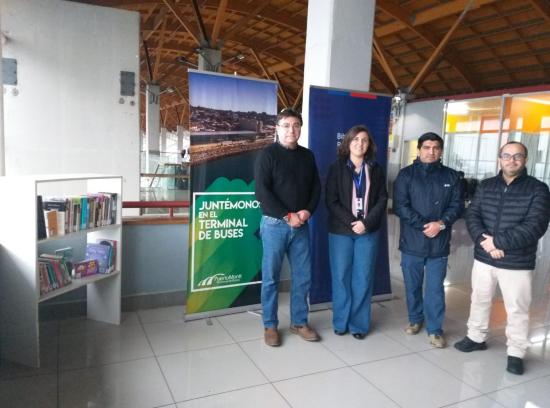 Nuevo punto lector en el Terminal de Buses de Puerto Montt